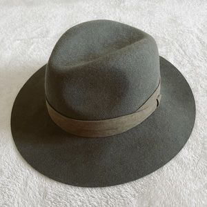 Vintage Fedora Forest Green